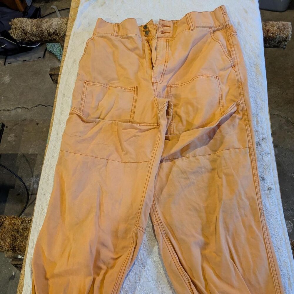 Bdg Men's Tan and Pink Trousers